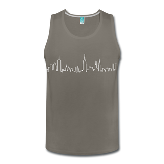 Men’s NYC Skyline Tank - asphalt gray