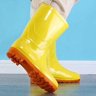 White Sanitary Rain Boots