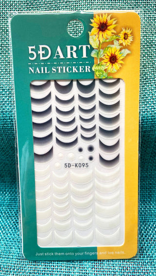 Embossed Nail Sticker