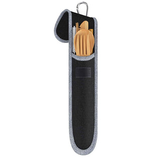 Portable Travel Bamboo Cutlery