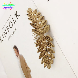 Leaves Bun Top Hair Comb Vintage Wedding Hair Accessories Bijoux