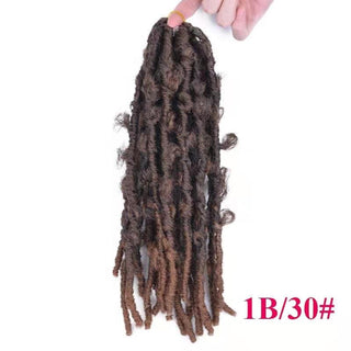 14" Butterfly Curvy Crochet Locs