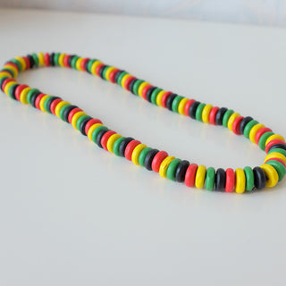 Jamaican reggae wooden beaded