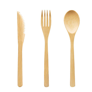 Portable Travel Bamboo Cutlery