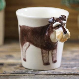 Hand-Painted Animal Mugs