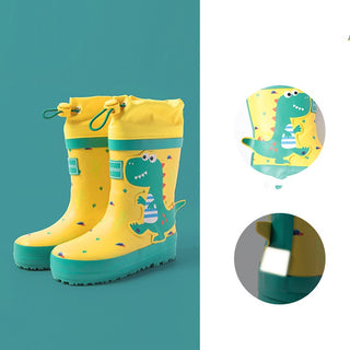 Children rain boots boys and girls non-slip water shoes