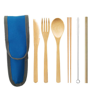 Portable Travel Bamboo Cutlery