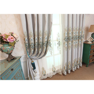 Embroidery Fabric Curtain