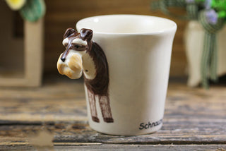 Hand-Painted Animal Mugs