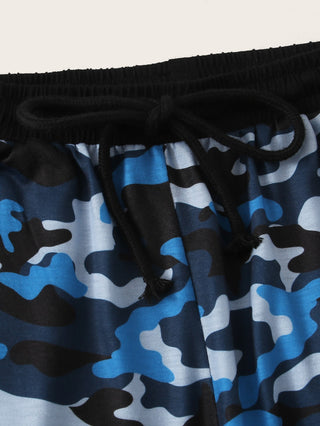 Boys Royal Camo Set