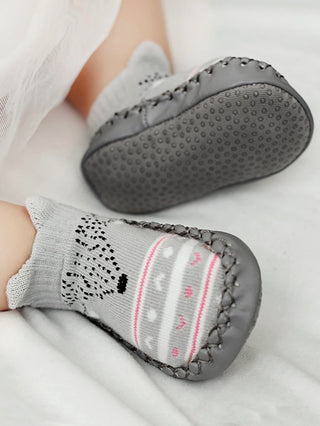 Baby Striped Pattern Shoe Socks