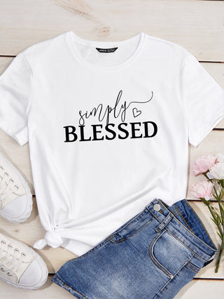 Simply Blessed Print Tee