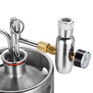 2L Stainless Steel Wine Beer Keg Home Beer Dispenser Growler Beer