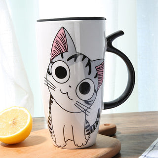 Cute Cat Ceramics Coffee Mug