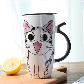 Cute Cat Ceramics Coffee Mug