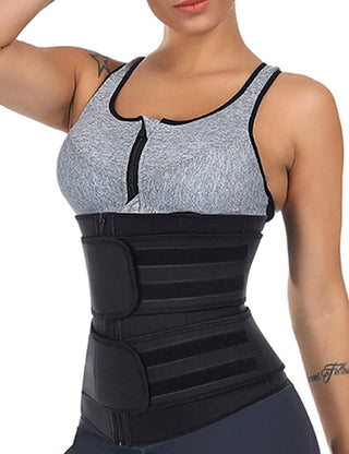 Double Waist Belt Trainer Steel Bone Corset