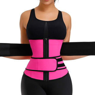 Double Waist Belt Trainer Steel Bone Corset