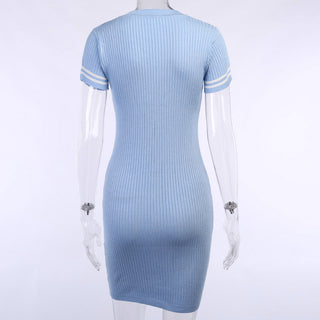 Blue Sweater Dress