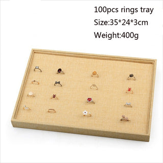 Linen Jewelry Tray