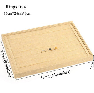 Linen Jewelry Tray