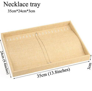 Linen Jewelry Tray