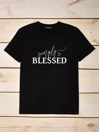 Simply Blessed Print Tee