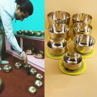 A Set Of Buddha's Ornamental Bowls