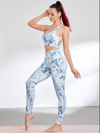 Blue Tie Dye Sport  Set