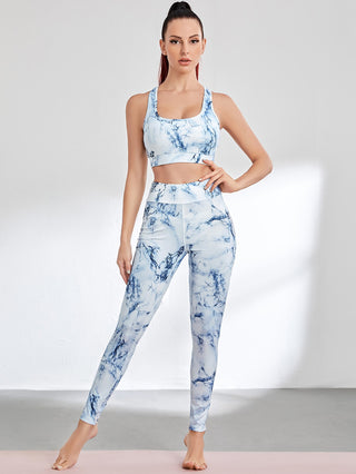 Blue Tie Dye Sport  Set