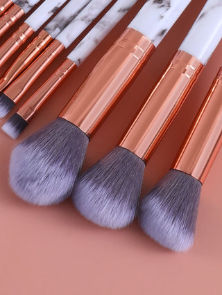 Marble  Makeup Brush Set