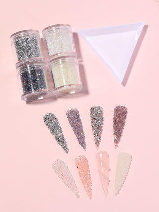 Rhinestone Nail Art Decoration Set