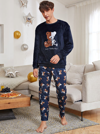 Bear Flannel  PJ Set