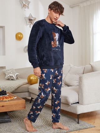 Bear Flannel  PJ Set