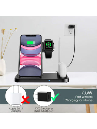 Wireless Charger 4 In 1 15W