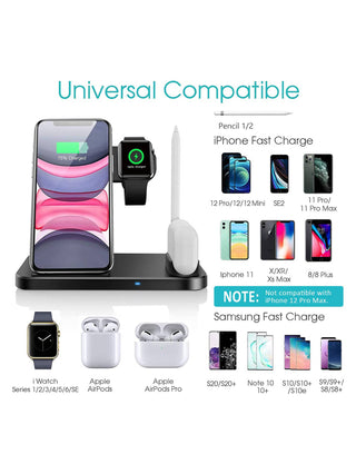 Wireless Charger 4 In 1 15W