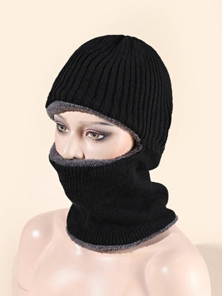 Knit Hat With Neck Gaiter