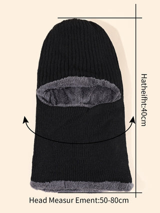 Knit Hat With Neck Gaiter