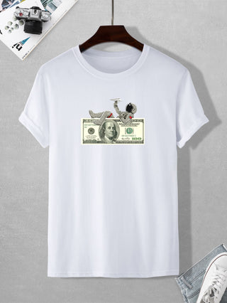 Men Astronaut Money Tee