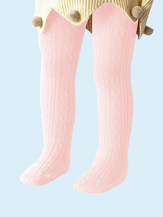 Toddler Girls Solid Tights