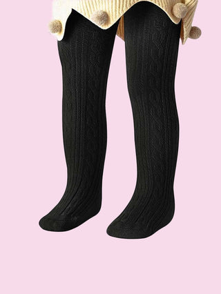 Toddler Girls Solid Tights