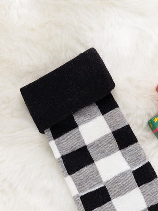 3 pairs Kids Plaid Pattern Socks