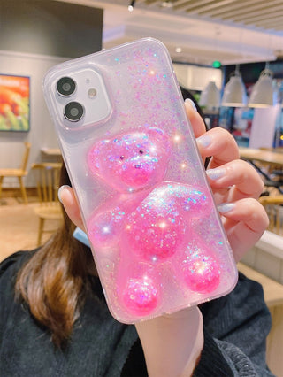 Bear Resin Epoxy Phone Case