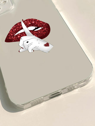 SSShhhh! Graphic Clear Phone Case