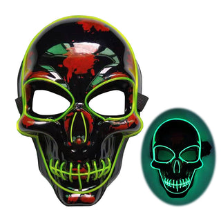 Skeleton  LED Glow Mask