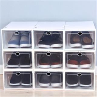 Transparent shoe box