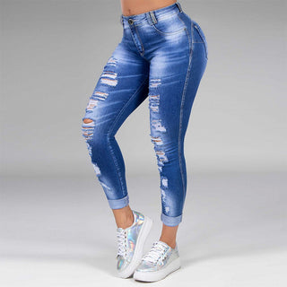 Ladies Ripped Stretch Jean