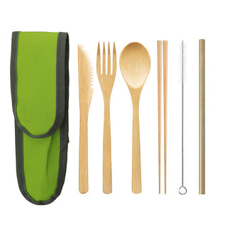 Portable Travel Bamboo Cutlery