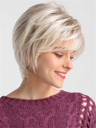 Light Blonde Short Straight  Wig