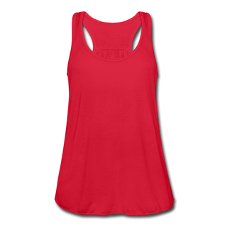 Women's Flowy Tank Top by Bella - red