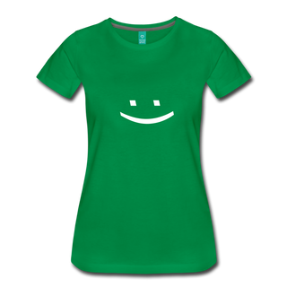 Smiley Face Tee - kelly green